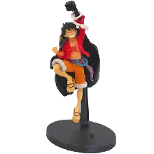 ACTION FIGURE - ANIME FIGURE STANDING LUFFY CLOAK BATTLE 21CM - NO.06